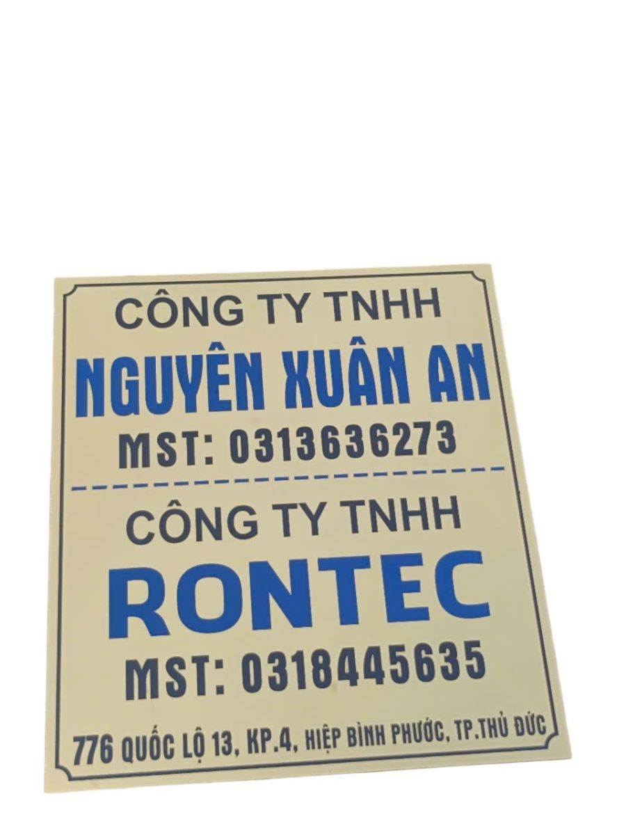 Gia Công Ăn Mòn Bảng Số Nhà Giá Rẻ Ở TP.HCM
