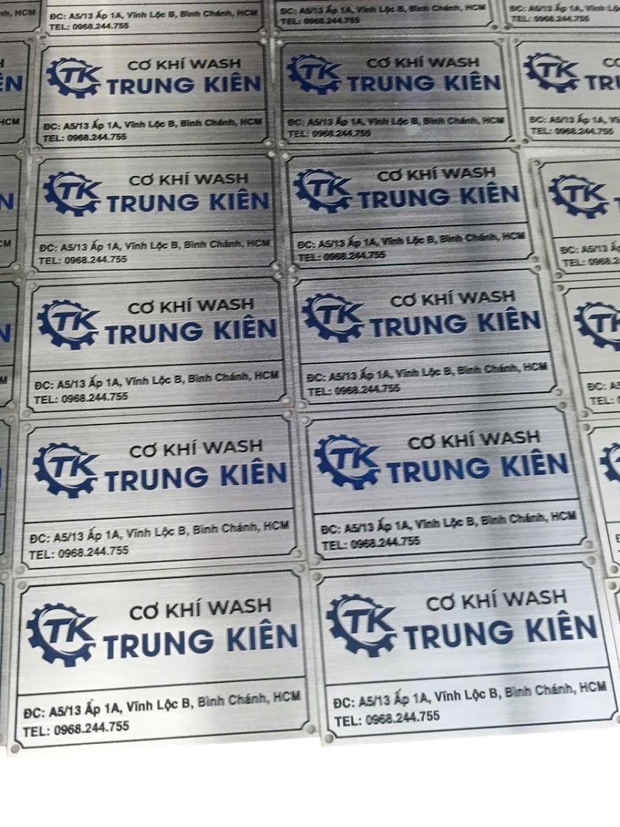 Gia công Biển Inox Ăn Mòn Sắc Nét Thủ Đức