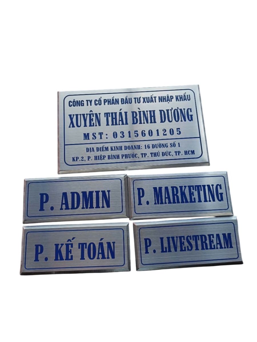 Gia công chữ inox ăn mòn Long An