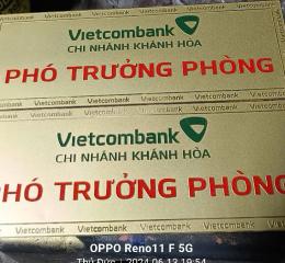 Chức Danh Phó Trưởng Phòng VIETCOMBANK